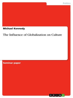 cover image of The Influence of Globalization on Culture